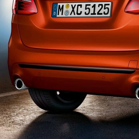 Hekkparti BMW 2-serie Active Tourer Hekkparti BMW 2-serie Active Tourer 220i F45 Facelift 2018 Sunset Orange metallic næropptak hekk