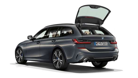 Bakrute som kan åpnes separat BMW 3-serie Touring, bakrute som kan åpnes separat