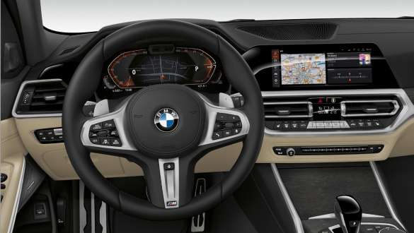 BMW 3-serie Touring (G21), variabel sportsstyring. BMW 3-serie Touring (G21), variabel sportsstyring.