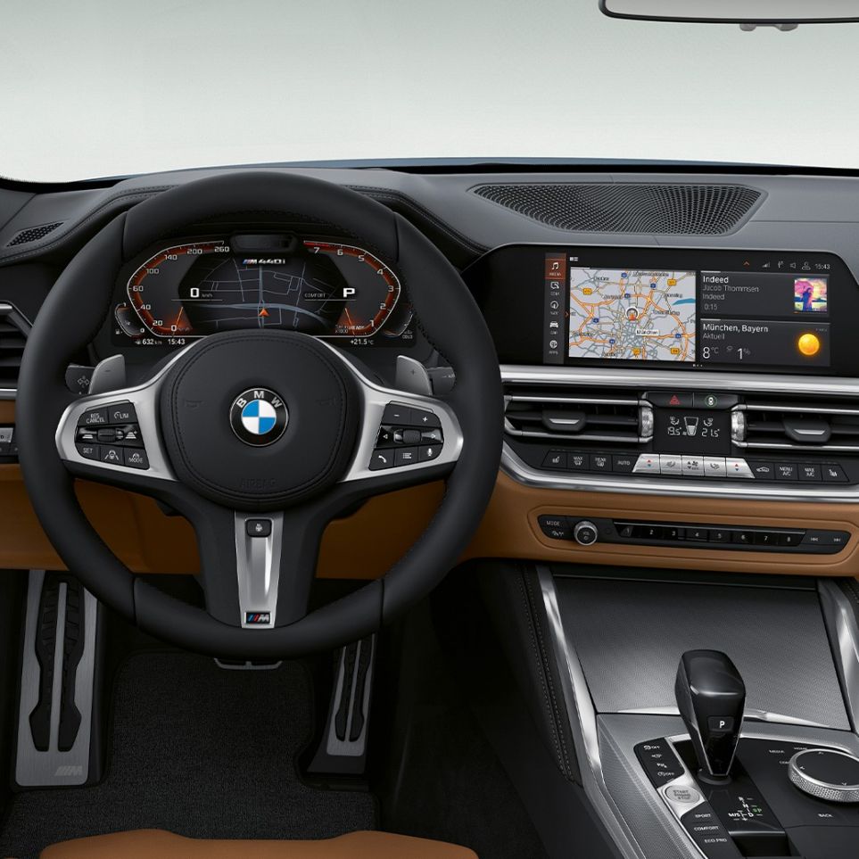 Førerplass BMW 4-serie Coupé G22 2020 BMW 4-serie Coupé G22 2020 Innvendig førerplass