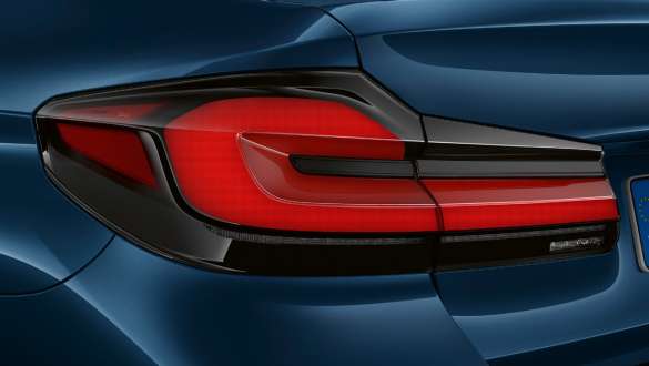 LED baklykter BMW 5-serie Sedan G30 LED baklykter BMW 5-serie Sedan G30 Facelift 2020 phytonicblå nærbilde hekk