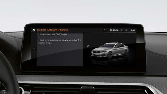 Remote Software Upgrade BMW 5-serie Sedan G30 Remote Software Upgrade BMW 5-serie Sedan G30 Facelift 2020 interiør førerplass