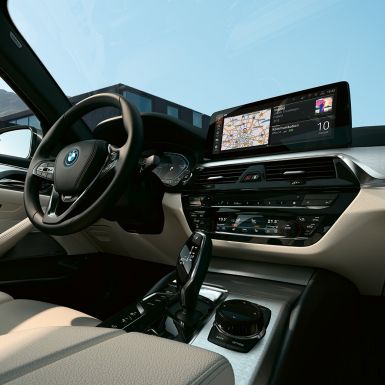 Førerplass BMW 5-serie Touring G31 Førerplass BMW 5-serie Touring G31 Facelift 2020 sofistogrå interiør
