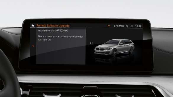 Remote Software Upgrade BMW 5-serie Touring G31 Remote Software Upgrade BMW 5-serie Touring G31 Facelift 2020 interiør førerplass
