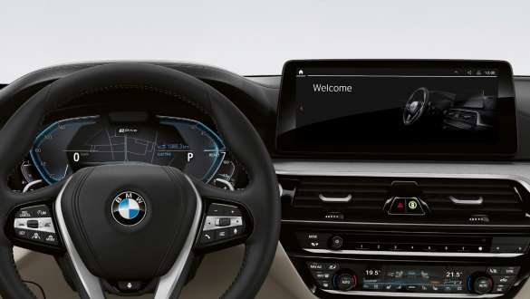 BMW Live Cockpit Professional BMW 5-serie Touring G31 interiør BMW Live Cockpit Professional BMW 5-serie Touring G31 Facelift 2020 interiør førerplass