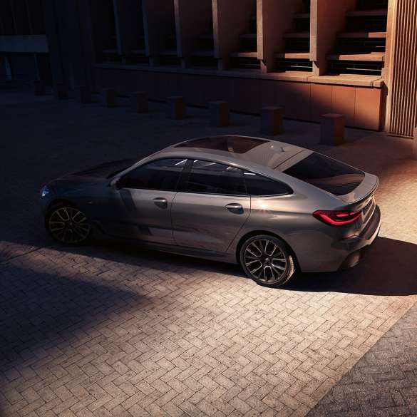 Eksteriør BMW 6-serie Gran Turismo G32 2020 BMW 6-serie Gran Turismo 640i xDrive G32 2020 berninagrå sett ovenfra