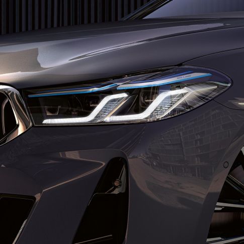 BMW Laserlys BMW 6-serie Gran Turismo G32 2020 BMW laserlys BMW 6-serie Gran Turismo 640i xDrive G32 2020 berninagrå nærbilde front
