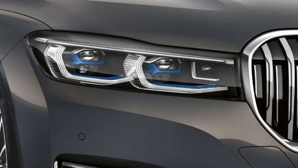 BMW 7-serie Sedan med BMW laserlys BMW 7-serie Sedan: Nærbilde av BMW laserlys