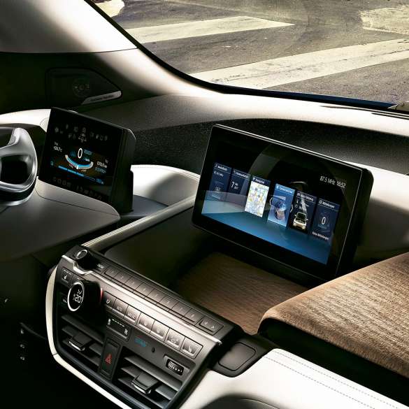 BMW i3 2018 kupé BMW i3 I01 2018 kupé kontrolldisplay