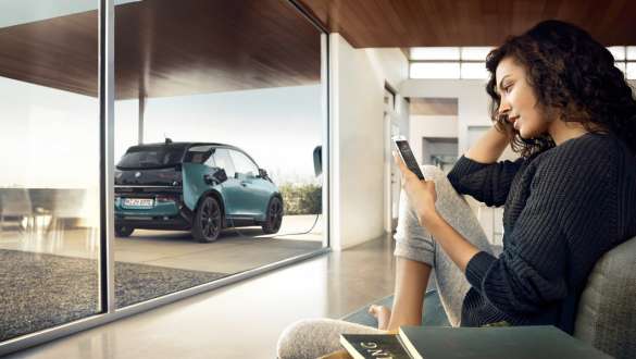 eDrive Remote Services BMW Connected App eDrive Remote Services i BMW Connected-appen på smarttelefonen