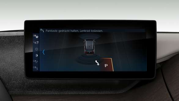 Parkeringsassistent kontrolldisplay BMW i3 kupé Parkeringsassistent kontrolldisplay BMW i3 kupé