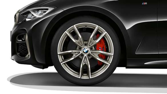 19" M lettmetallfelger 792 M tofarget BMW M340i xDrive sedan G20 2020 BMW M340i xDrive sedan G20 2020 19" lettmetallfelger 792 M tofarget Næropptak hjul
