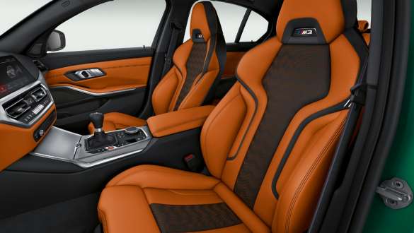 M Sportsseter BMW M3 Sedan G80 2020 BMW M3 Sedan G80 2020 M sportsseter Interiør