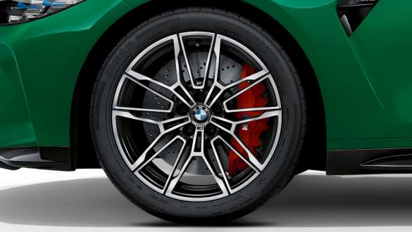 19"/20" M smidde lettmetallfelger 825 M tofarget sort BMW M3 Sedan G80 2020 BMW M3 Sedan G80 2020 19"/20" M smidde lettmetallfelger 825 M tofarget sort Næropptak hjul