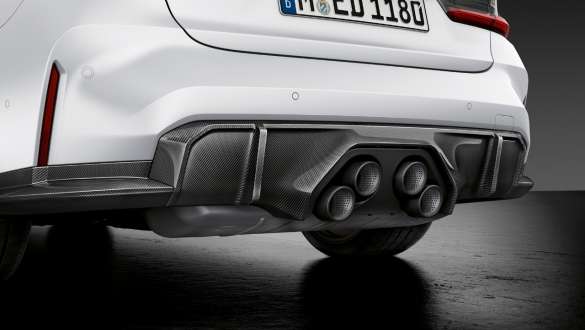 M Performance Hekkdiffusor karbon BMW M3 Sedan G80 2020 BMW M3 Sedan G80 2020 M Performance Hekkdiffusor karbon Næropptak