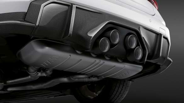 M Performance lyddempersystem titan BMW M3 Sedan G80 2020 BMW M3 Sedan G80 2020 M Performance lyddempersystem titan Næropptak