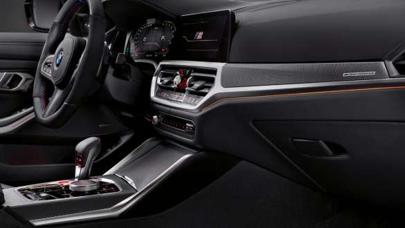 M Performance interiørdetaljer i karbon BMW M3 Sedan G80 2020 BMW M3 Sedan G80 2020 M Performance interiørdetaljer i karbon Interiør