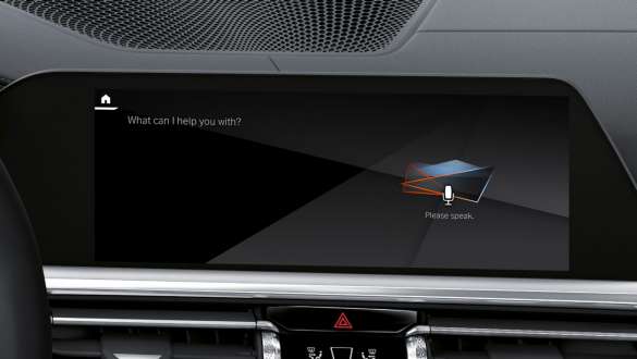 Intelligent Personal Assistant BMW M3 Sedan-modeller G80 G20 BMW M3 Sedan-modeller G80 G20 Intelligent Personal Assistant Control Display Interiør
