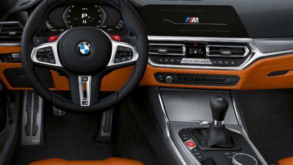 Betjeningsfelt midtkonsoll BMW M3 Sedan G80 2020 Interiør BMW M3 Sedan G80 2020 betjeningsfelt midtkonsoll Interiør