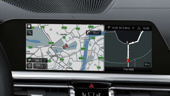 BMW Live Cockpit Professional BMW M3 Sedan-modeller G80 G20 BMW 8- 3-serie Sedan M-modeller G80 G20 BMW Live Cockpit Professional Control Display Interiør