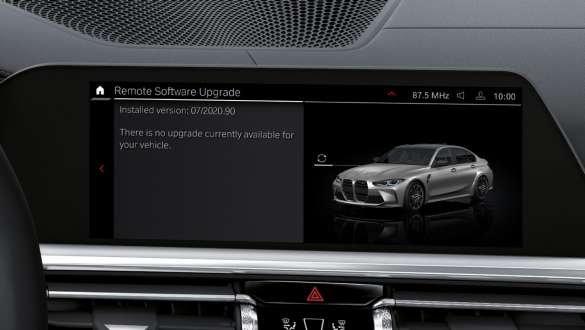 Remote Software Upgrade BMW M3 Sedan-modeller G80 G20 BMW M3 Sedan-modeller G80 G20 Remote Software Upgrade Control Display Interiør