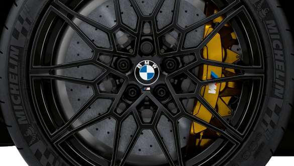 M karbon-keramiske bremser BMW M4 G82 2020 BMW M4 Coupé G82 2020 M karbon-keramiske bremser nærbilde