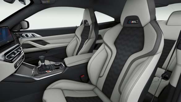 M sportsseter BMW M4 Coupé G82 2020 BMW M4 Coupé G82 2020 M sportsseter interiør