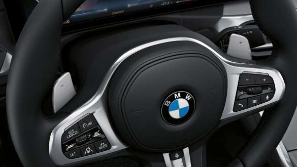 Variabel sportsstyring BMW M440i xDrive Coupé G22 2020 BMW M440i xDrive Coupé G22 2020 variabel sportsstyring interiør nærbilde
