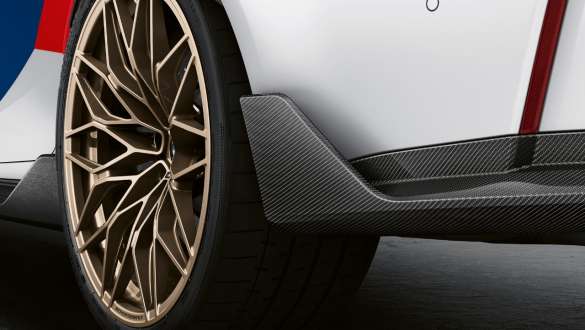M Performance hekkvingefinne i karbonfiber BMW M4 Coupé G82 2020 BMW M4 Coupé G82 2020 M Performance hekkvingefinne i karbonfiber nærbilde