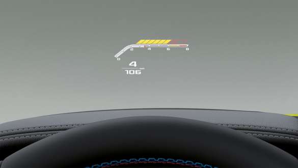 BMW Head-Up Display BMW M4 Coupé Automobile G82 G22 BMW M4 Coupé-modeller G82 G22 BMW Head-Up Display