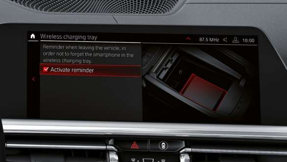 Trådløs lading av telefon BMW M4 Coupé Automobile G82 G22 BMW M4 Coupé-modeller G82 G22 trådløs lading av telefon