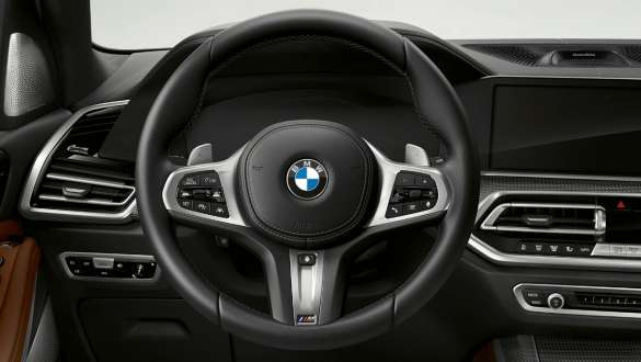 M skinnratt BMW X5 M50i og M50d G05 M skinnratt BMW X5 M50i og M50d G05 2018 SUV cockpit