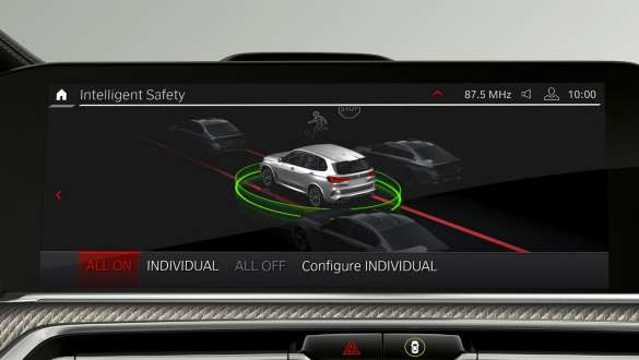 BMW X5 M-modeller med Driving Assistant Professional F95 G05 Driving Assistant Professional BMW X5 M-modeller F95 2020 G05 2018 SUV interiør