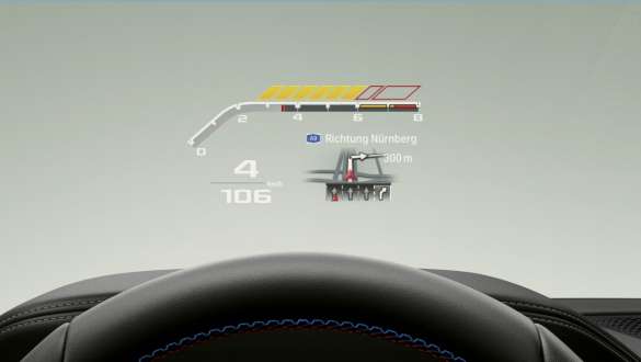 BMW X5 M-modeller med BMW Head-Up Display F95 BMW Head-Up Display BMW X5 M-modeller F95 2020 SUV Interiør