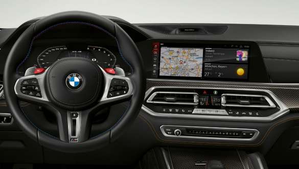 BMW X6 M-modeller med BMW Live Cockpit Professional F96 BMW Live Cockpit Professional BMW X6 M-modeller F96 2020 SUV kupé