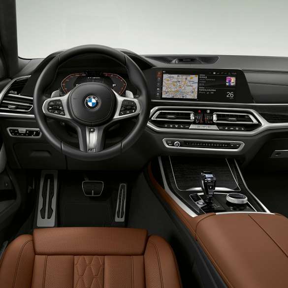 Interiør i BMW X7 M50i BMW X7 M-modellene M50d og M50i, interiør, G07, 2019