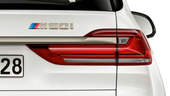 BMW X7 M50i G07 2019 Modellbetegnelse på hekken BMW X7 M50i G07 2019 Modellbetegnelse på hekken