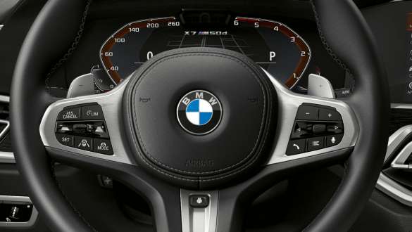 BMW X7 M-modell med Steptronic Sport-girkasse G07 2019 BMW X7 M-modell med Steptronic Sport-girkasse G07 2019 førerplass