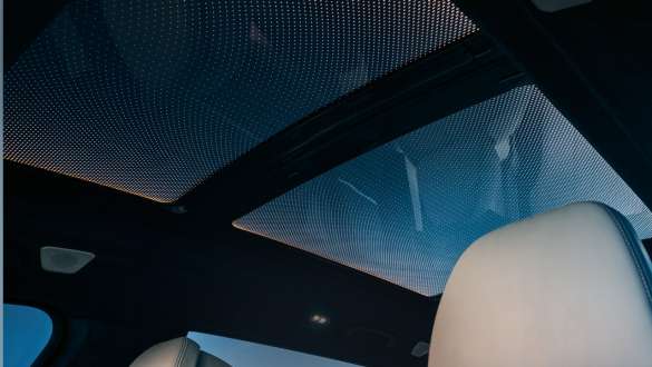 BMW X7 M-modell med panorama-glasstak Sky Lounge G07 2019 BMW X7 M-modell med panorama-glasstak Sky Lounge G07 2019 interiør
