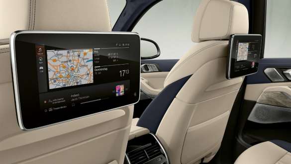 BMW X7 M-modell med Entertainment-system Professional for baksetet G07 2019 BMW X7 M-modell med Entertainment-system Professional for baksetet G07 2019