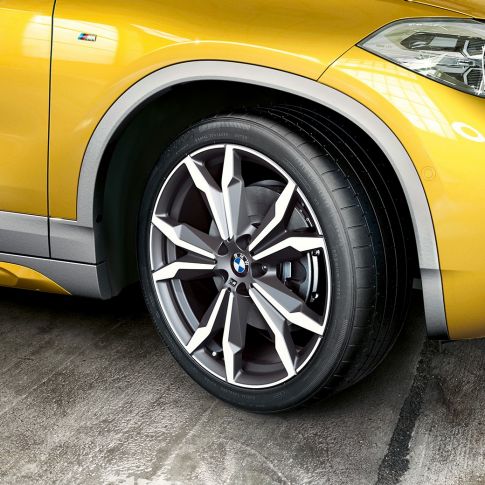 Lettmetallhjul BMW X2 2017 F39 BMW X2 2018 F39 Galvanisert gull metallic, lettmetallhjul