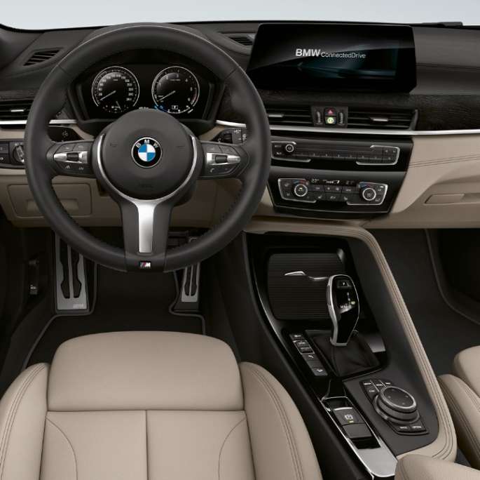 Cockpit BMW X2 sDrive20i modell M Sport X BMW X2 sDrive20i Modell M Sport X 2018 F39 Interiør cockpit