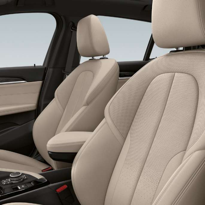 Skinninteriør BMW X2 sDrive20i Modell M Sport X BMW X2 sDrive20i Modell M Sport 2018 F39 Interiør, skinninteriør