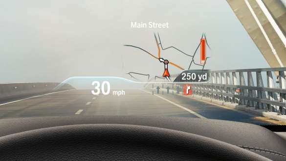 BMW Head-Up Display BMW X4 BMW Head-Up Display BMW X4 G02 2018 Frontrute