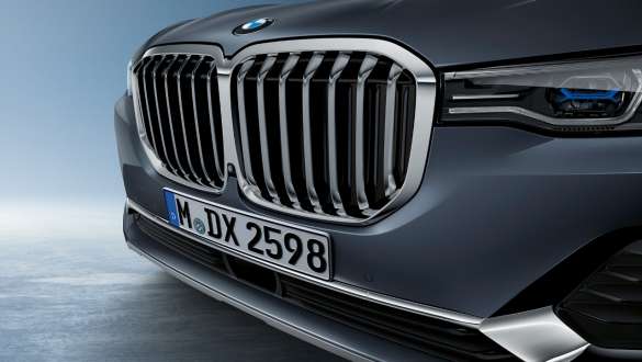 BMW-grillen BMW X7 G07 2019 BMW-grillen BMW X7 G07 2019 nærbilde