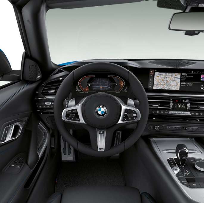 BMW Z4 Roadster, Modell M Sport Ratt og førerplass i BMW Z4 Roadster som Modell M Sport