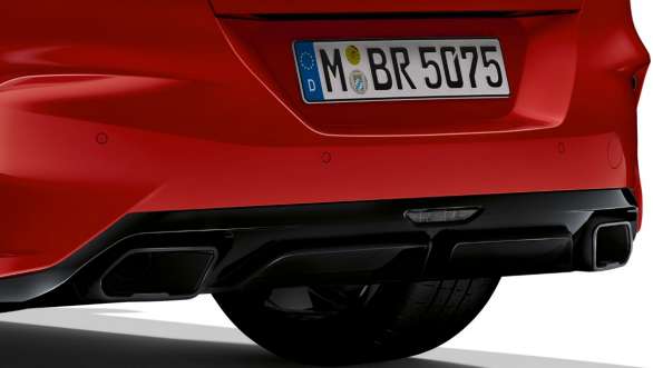 Enderørsdeksler på BMW Z4 Roadster BMW Z4 Roadster med fritt formede enderørsdeksler