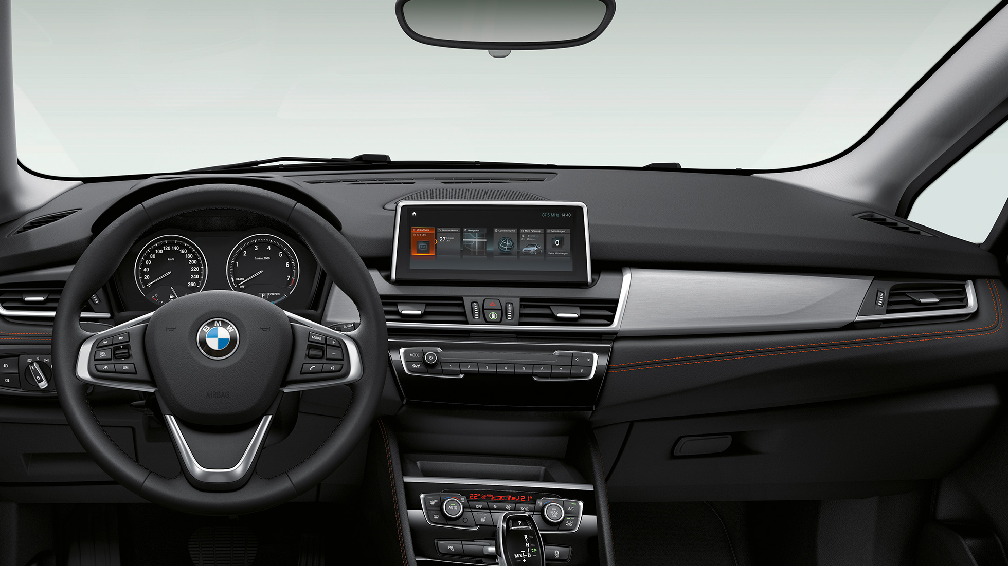 Førerplass BMW 2-serie Active Tourer modell Sport Line Førerplass BMW 2-serie Active Tourer modell Sport Line 220i F45 2018