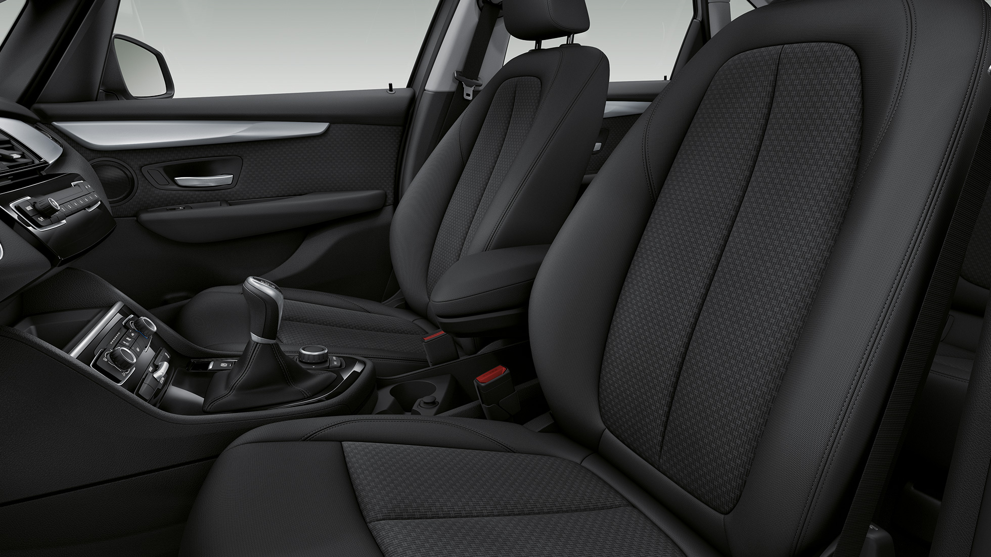 Sportsseter BMW 2-serie Active Tourer modell Advantage Sportsseter BMW 2-serie Active Tourer 218i F45 2018 Interiør