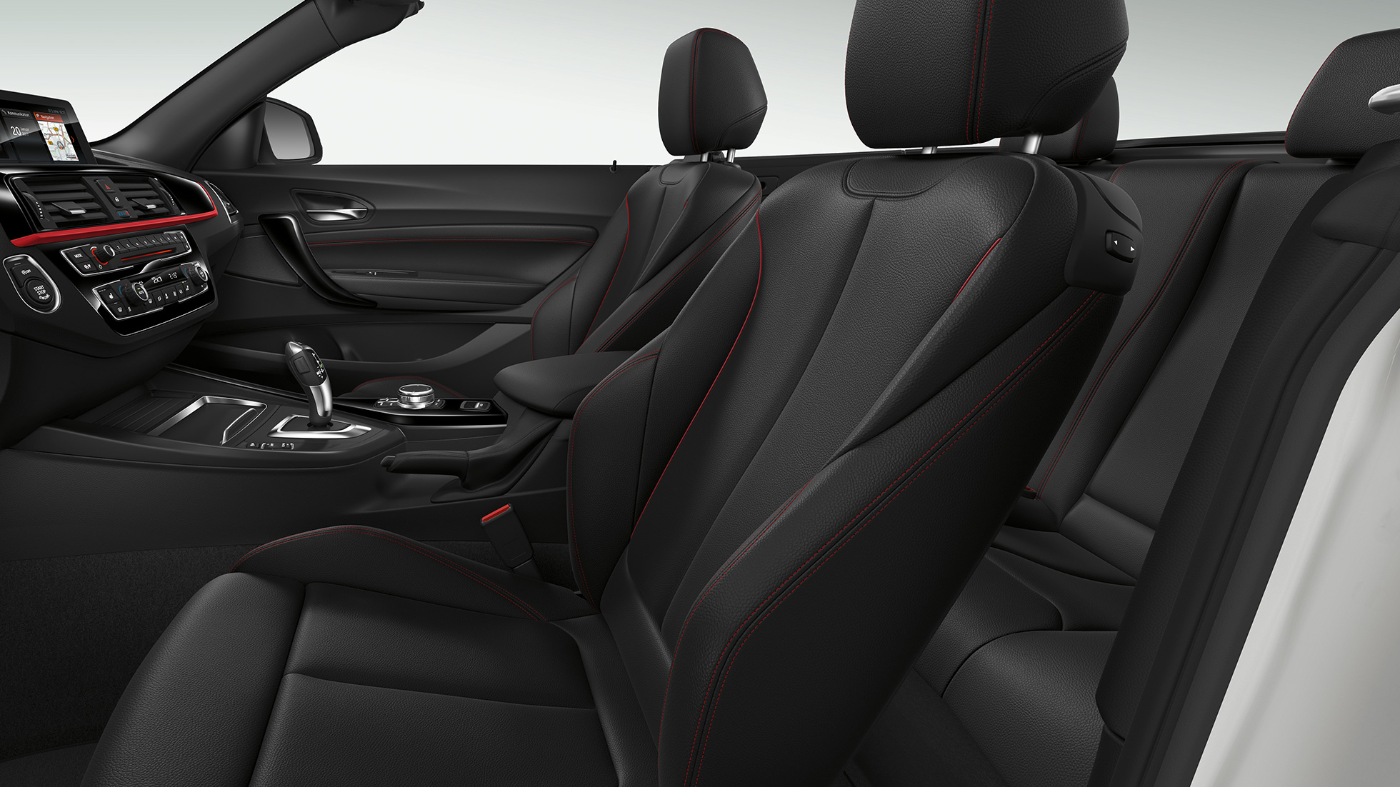 BMW 2-serie Cabriolet, Model Sport Line innvendig design BMW 2-serie Cabriolet, Model Sport Line innvendig design